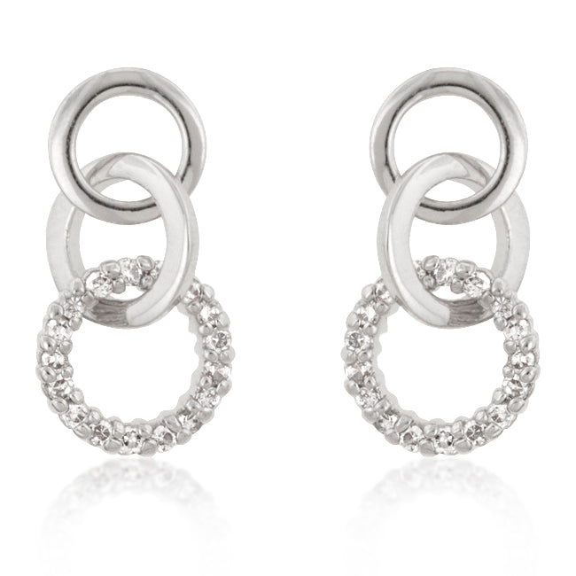Finish Triplet Hooplet Earrings