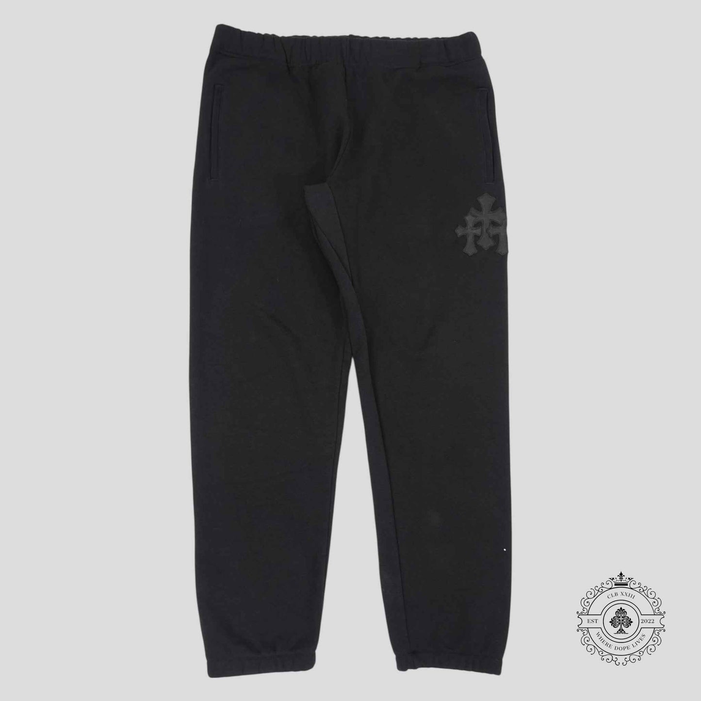 Chrome Hearts Paper Jam Sweatpants in Black