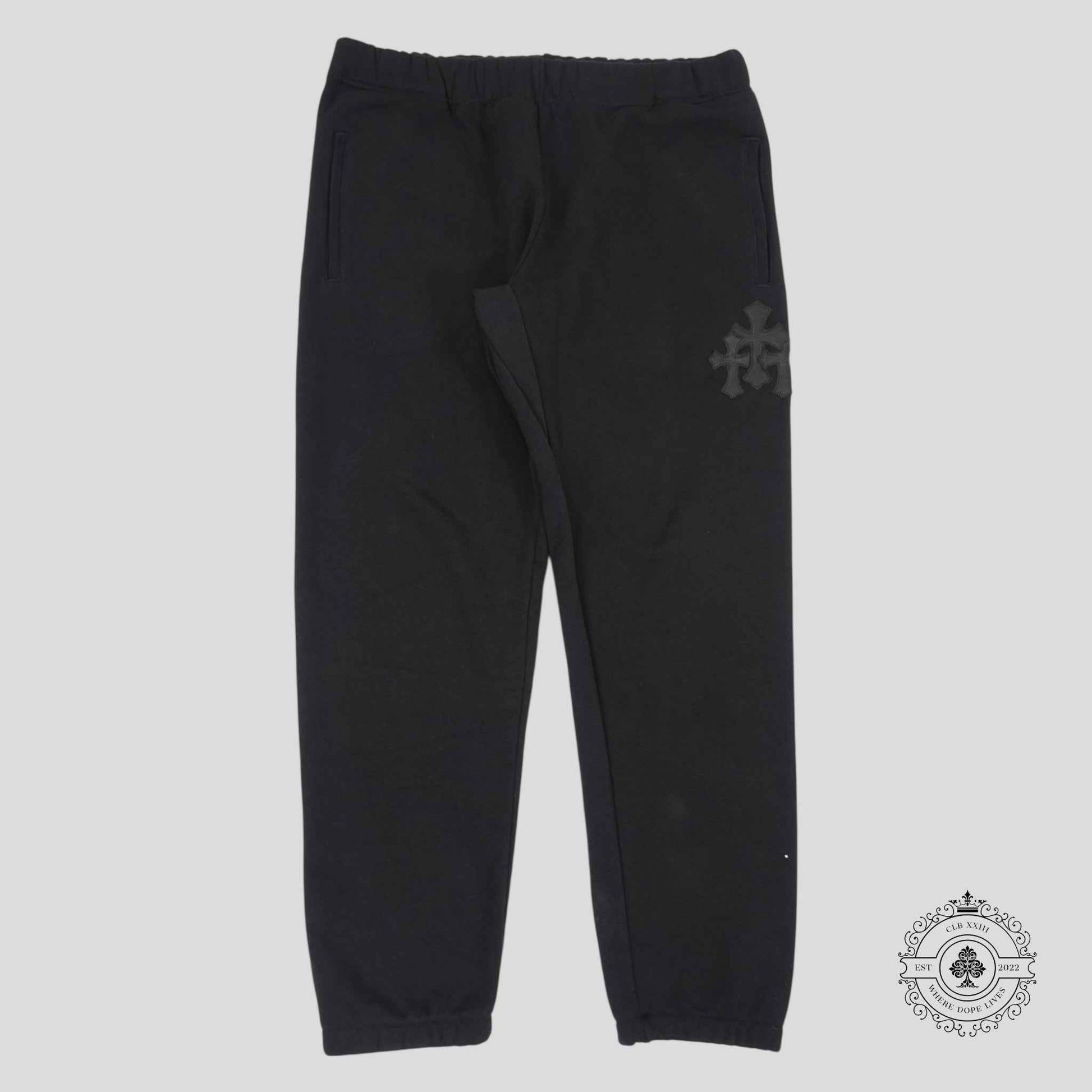 Chrome Hearts Paper Jam Sweatpants in Black