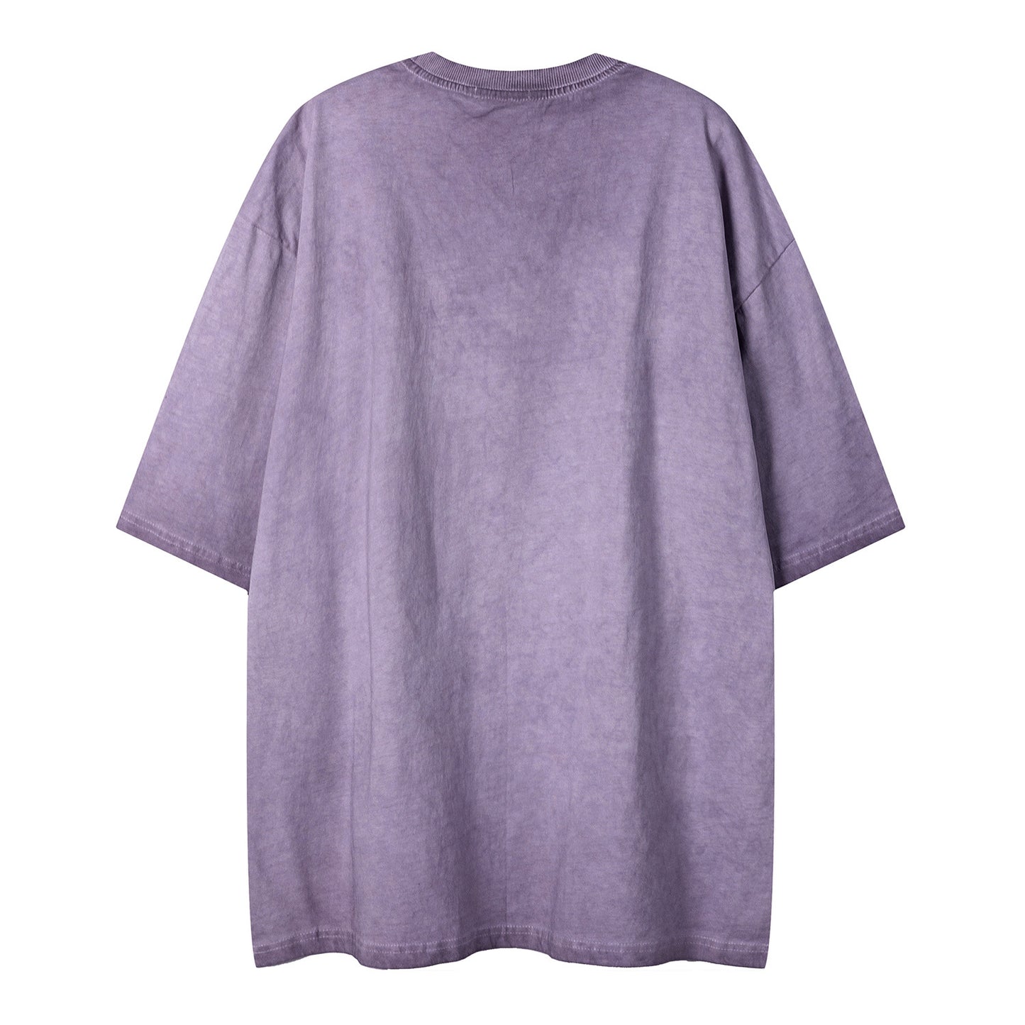 Plain washed old short sleeves