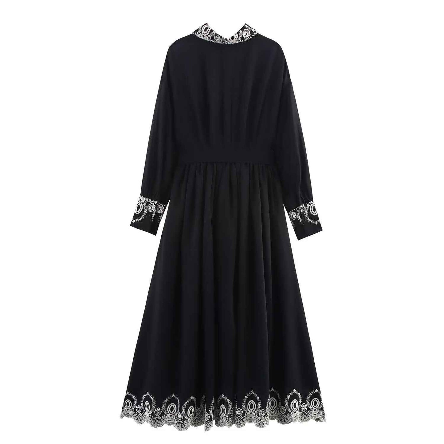 Elegant Embroidered Dress, Central Park | Women - BYMANYC ® New York