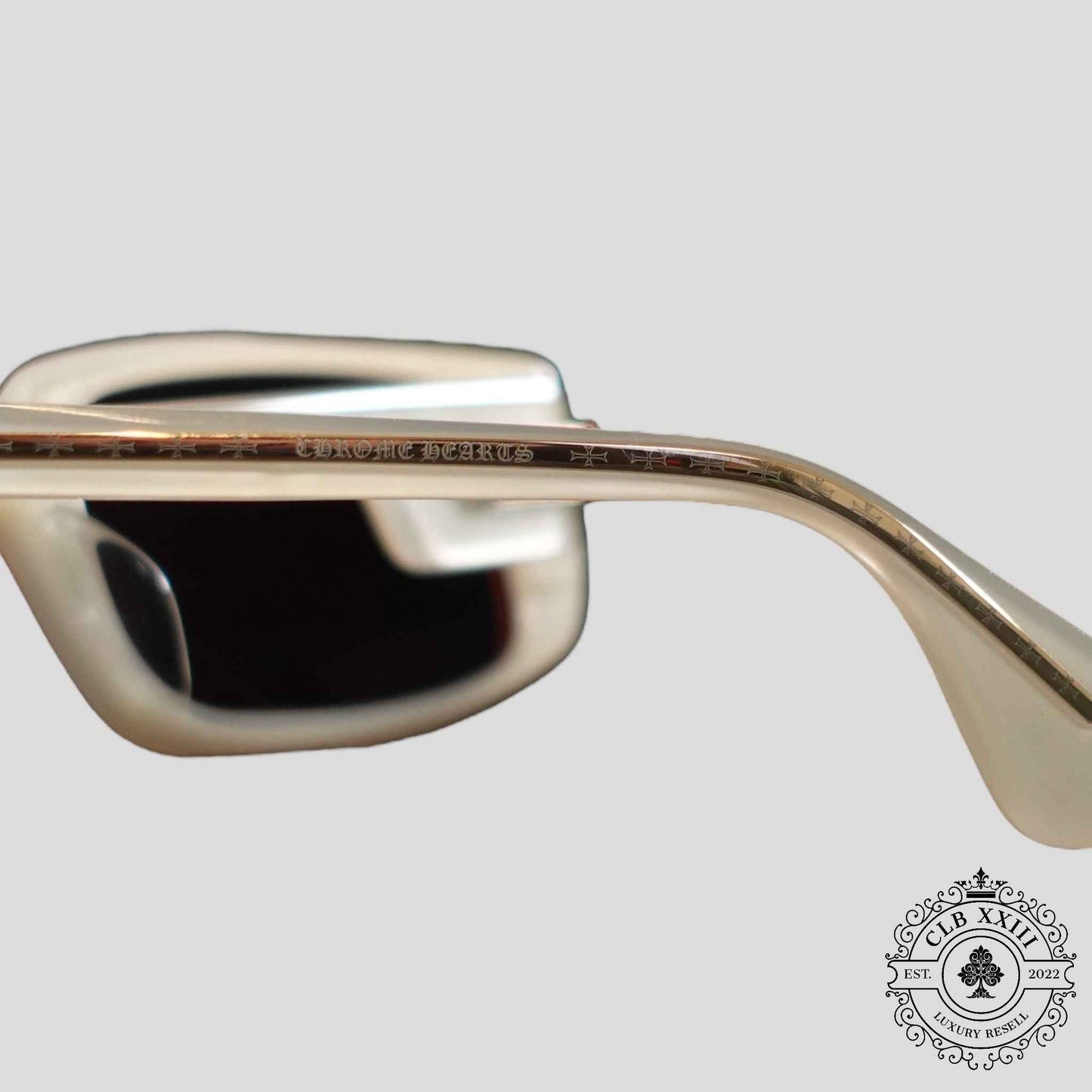 Chrome Hearts Kink Sunglasses in Pearl