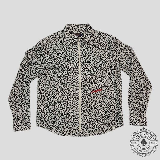 Louis Vuitton Infinity Dots Zipped Shirt in White