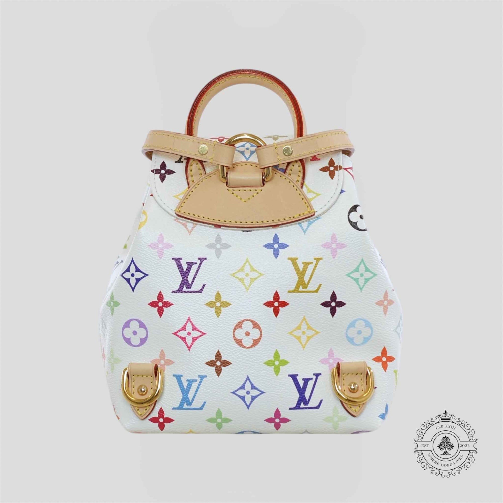 Louis Vuitton x Takashi Murakami Venice Bag in White