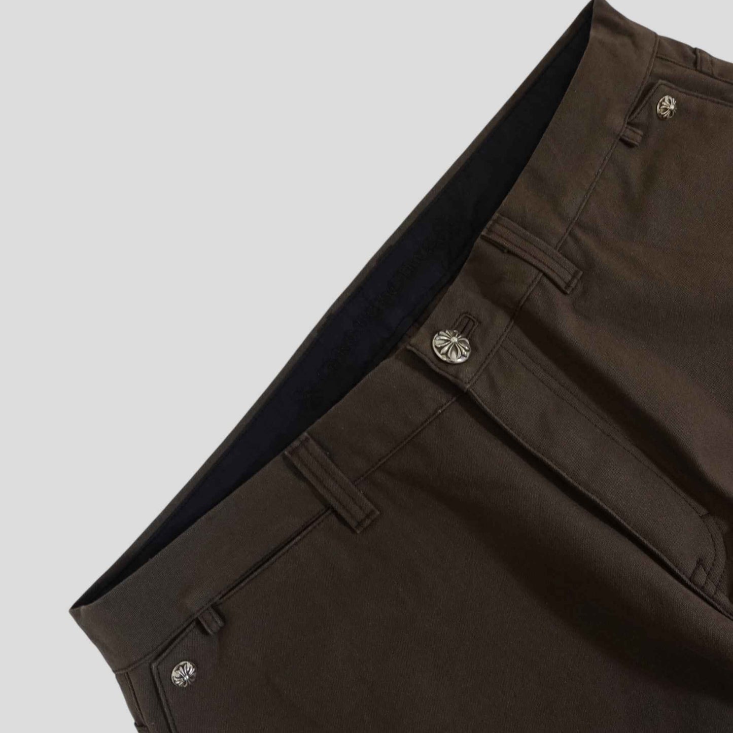 Chrome Hearts Double Knee Carpenter Pants in Brown