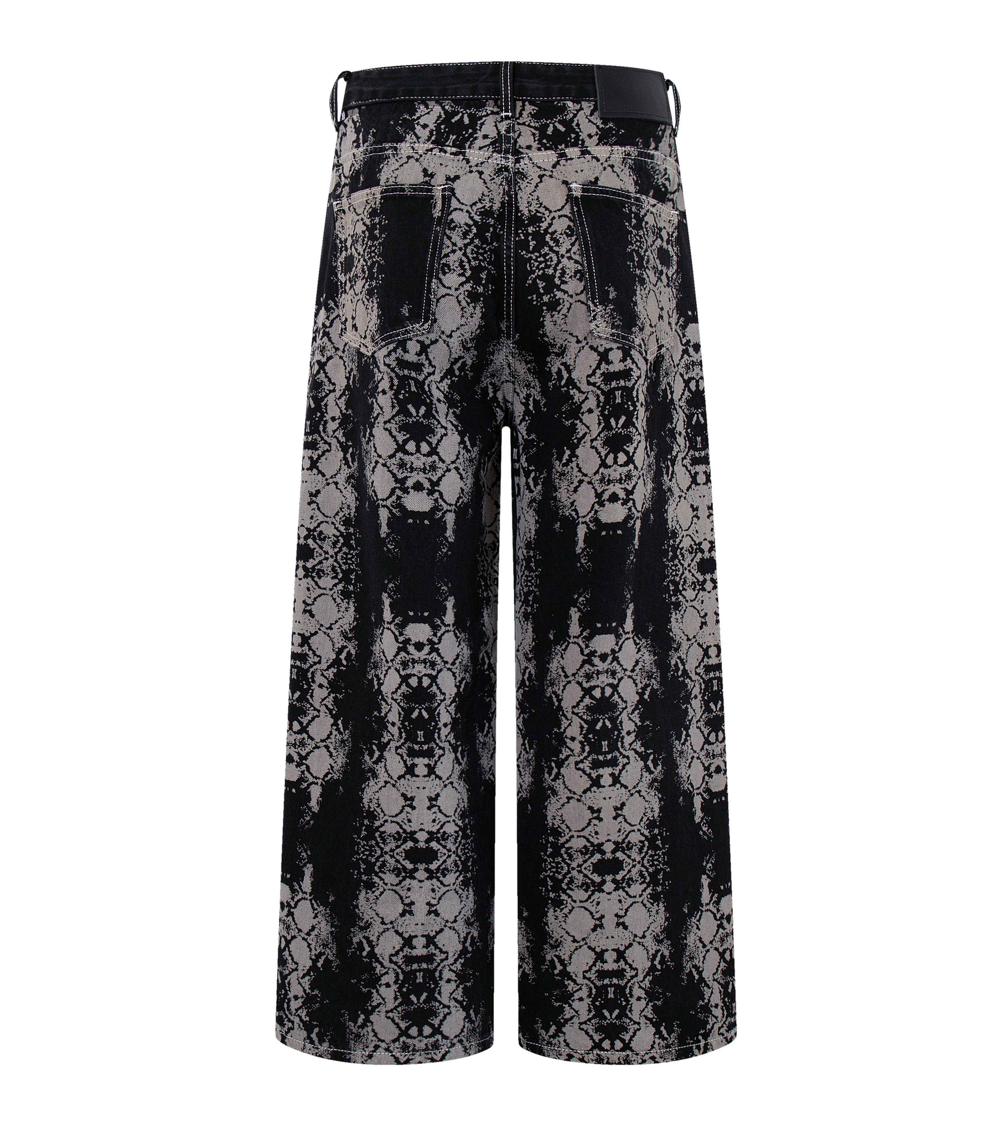 SNAKESKIN DENIM