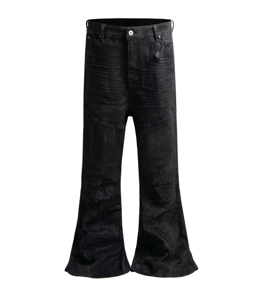 DOUBLE KNEE FLARE DENIM