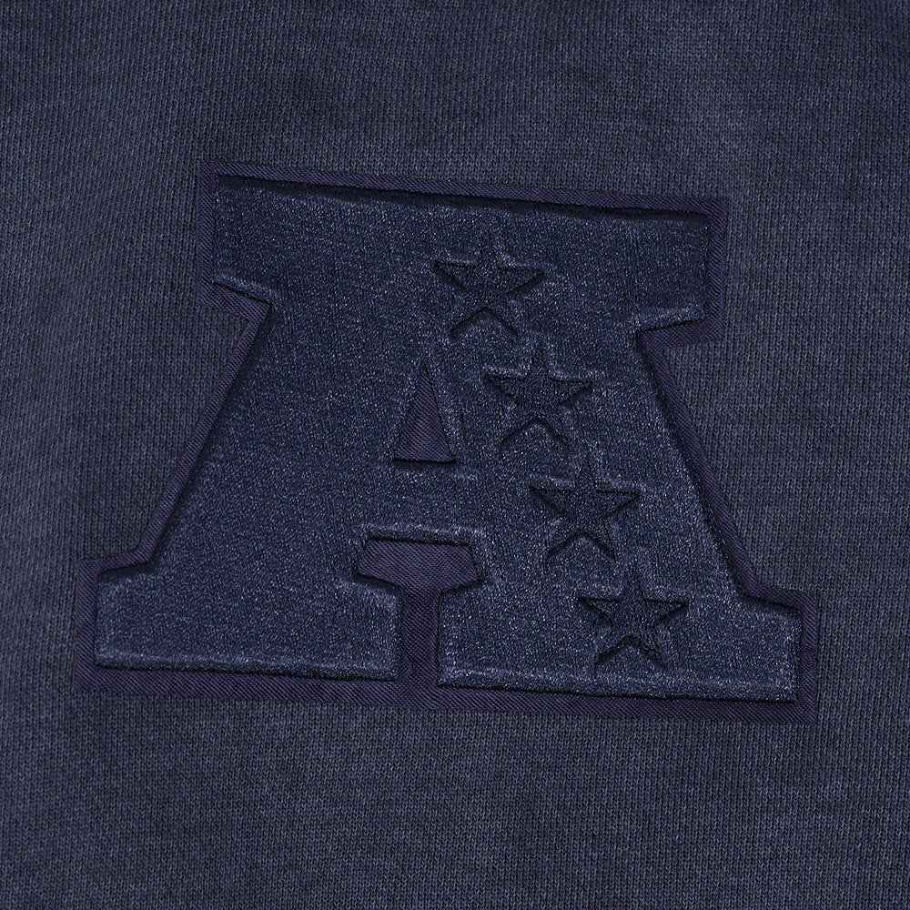 Pro Standard Raiders Washed Enzyme Drop Shoulder Hoodie - Navy