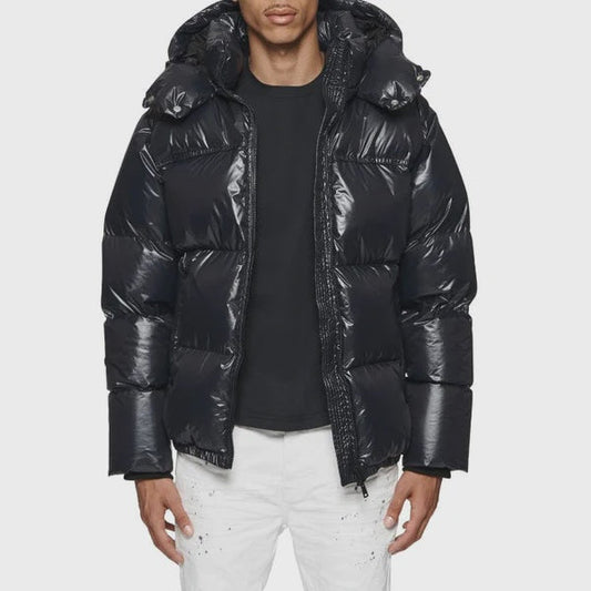 PURPLE Jacket Nylon Puffer Glossy