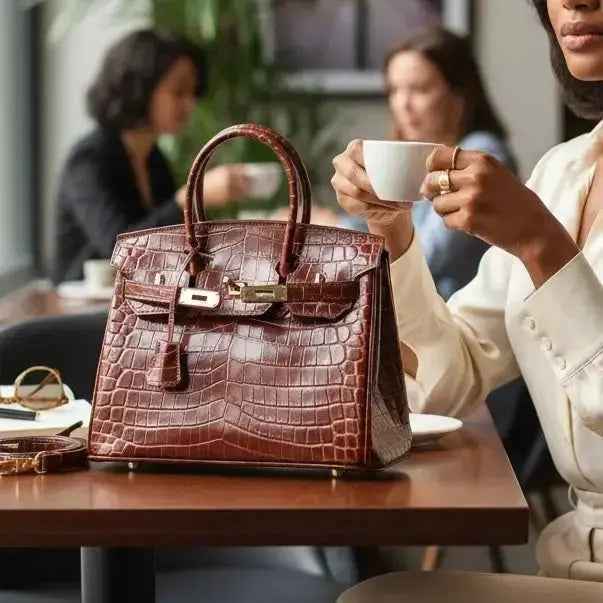 THE GWEN CROC EMBOSSED