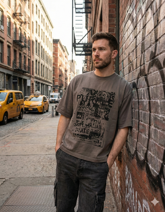 PURPLE TShirt Vintage Graphic