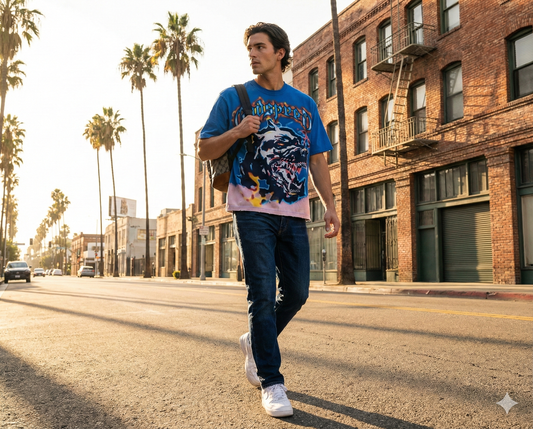 GODSPEED TShirt Dog Flame Graphic