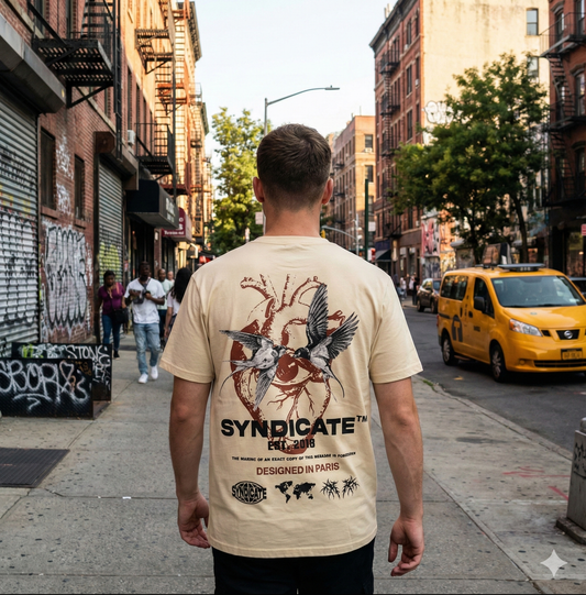 THE SYNDICATE TShirt Back Graphic Print
