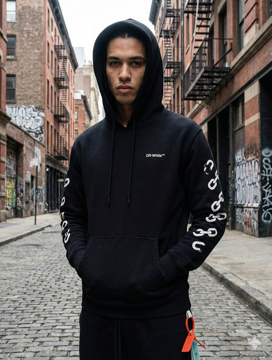 OFFWHITE Hoodie Chain Arrow