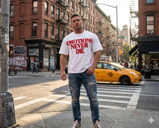 MIXED EMOTIONS TShirt Emotions Never Die Typography