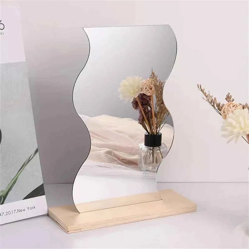 Irregular Acrylic Wavy Mirror