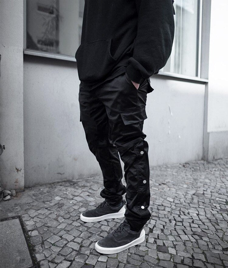 Straight Legging Popper Pants