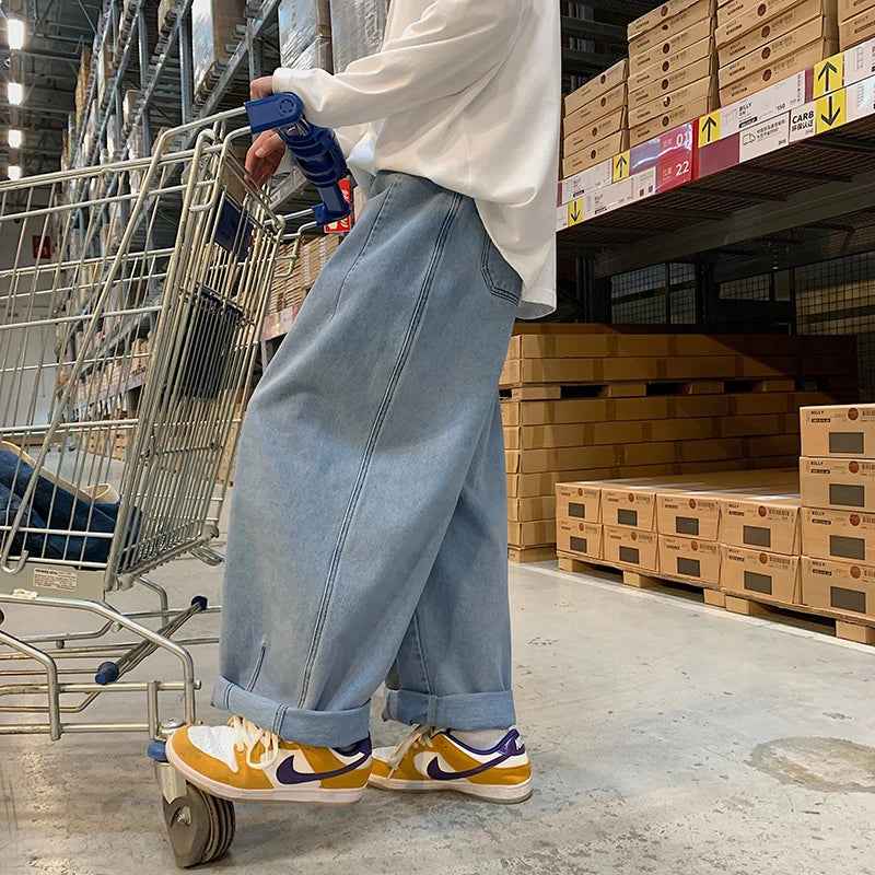 Streetwear Oversized Loose Wide Leg Denim Jeans