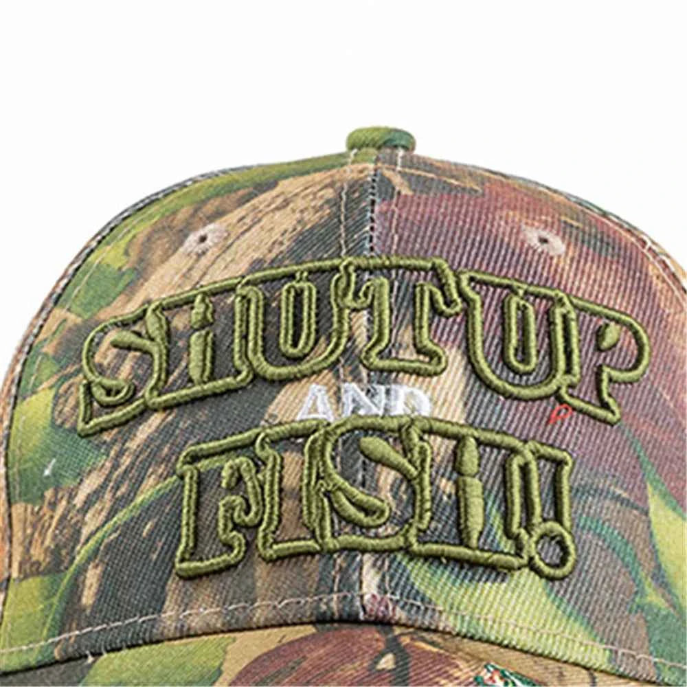 Trendy Camouflage Embroidered Baseball Hat