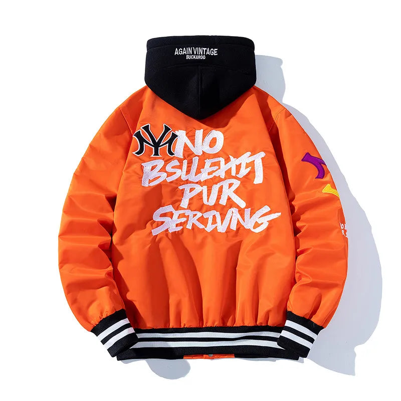 K.LYBD Stripe Hooded Jacket
