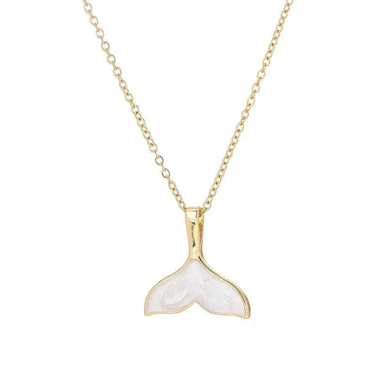 Beautiful Mermaid Tail Pendant Necklace