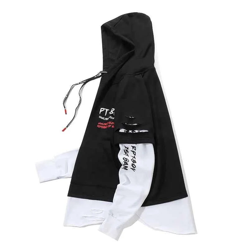 PT-Boy Japanese Men's Hip Hop streetwear Hoodie