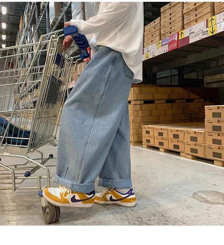 Streetwear Oversized Loose Wide Leg Denim Jeans