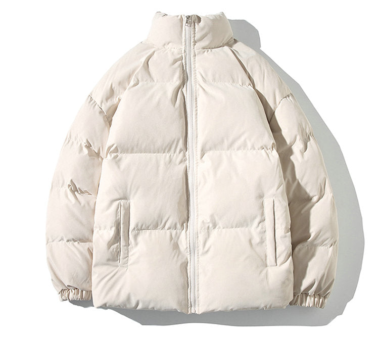 Puffer Mandarin Collar With Puff Sleeves Jacket