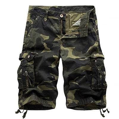 Military Camouflage Vector Shorts