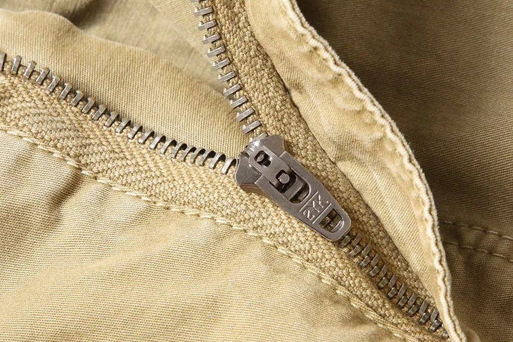 Rib Style Side Pockets Cargo Pants