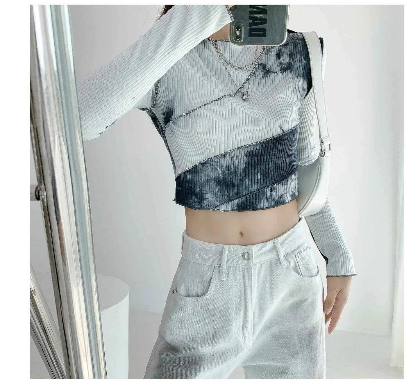 Seductive Slim Tie-Dye Long Sleeve T-Shirt