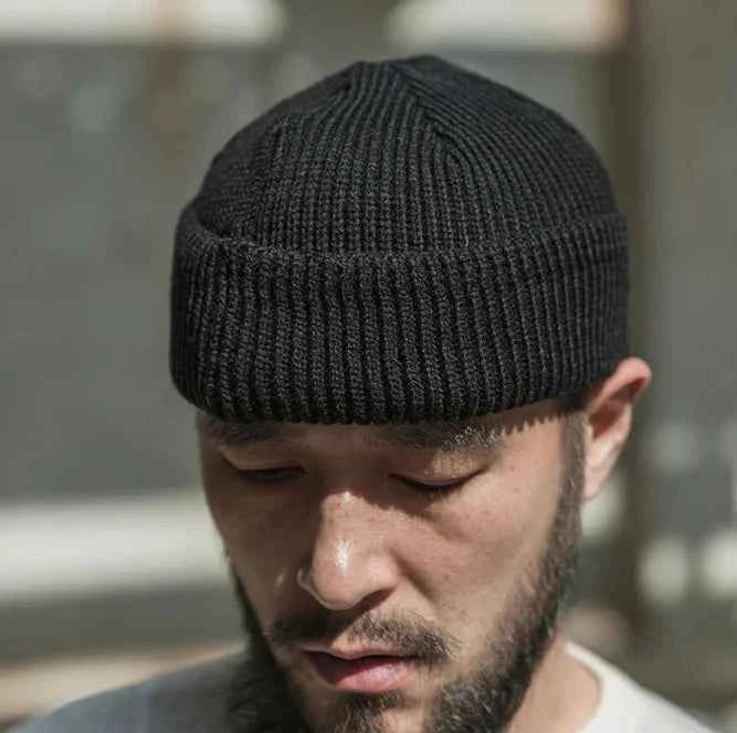 Military Wool Knit Thick Beanies