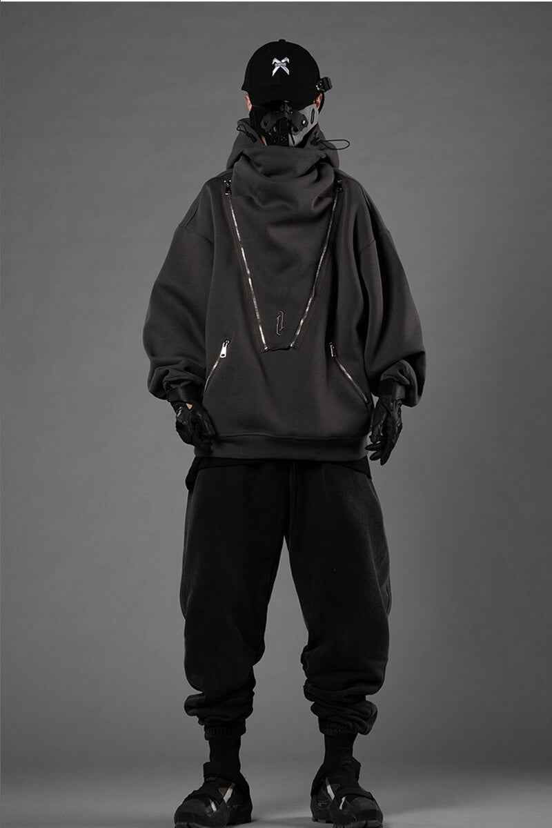 HOODIE TECHWEAR "Ankoku" Oversize Hoodie