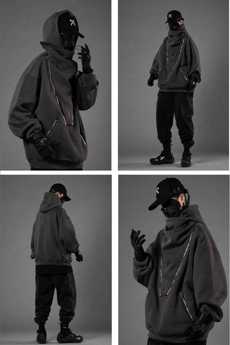 HOODIE TECHWEAR "Ankoku" Oversize Hoodie