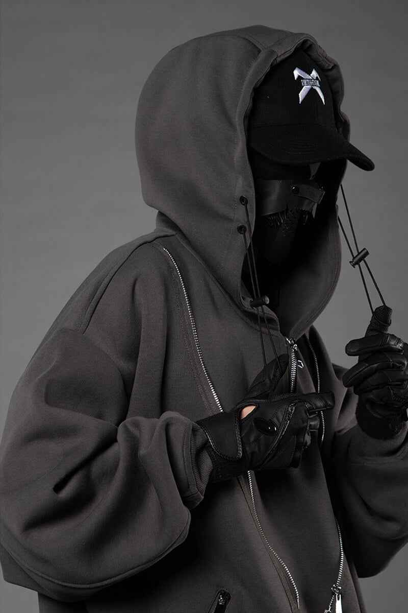 HOODIE TECHWEAR "Ankoku" Oversize Hoodie
