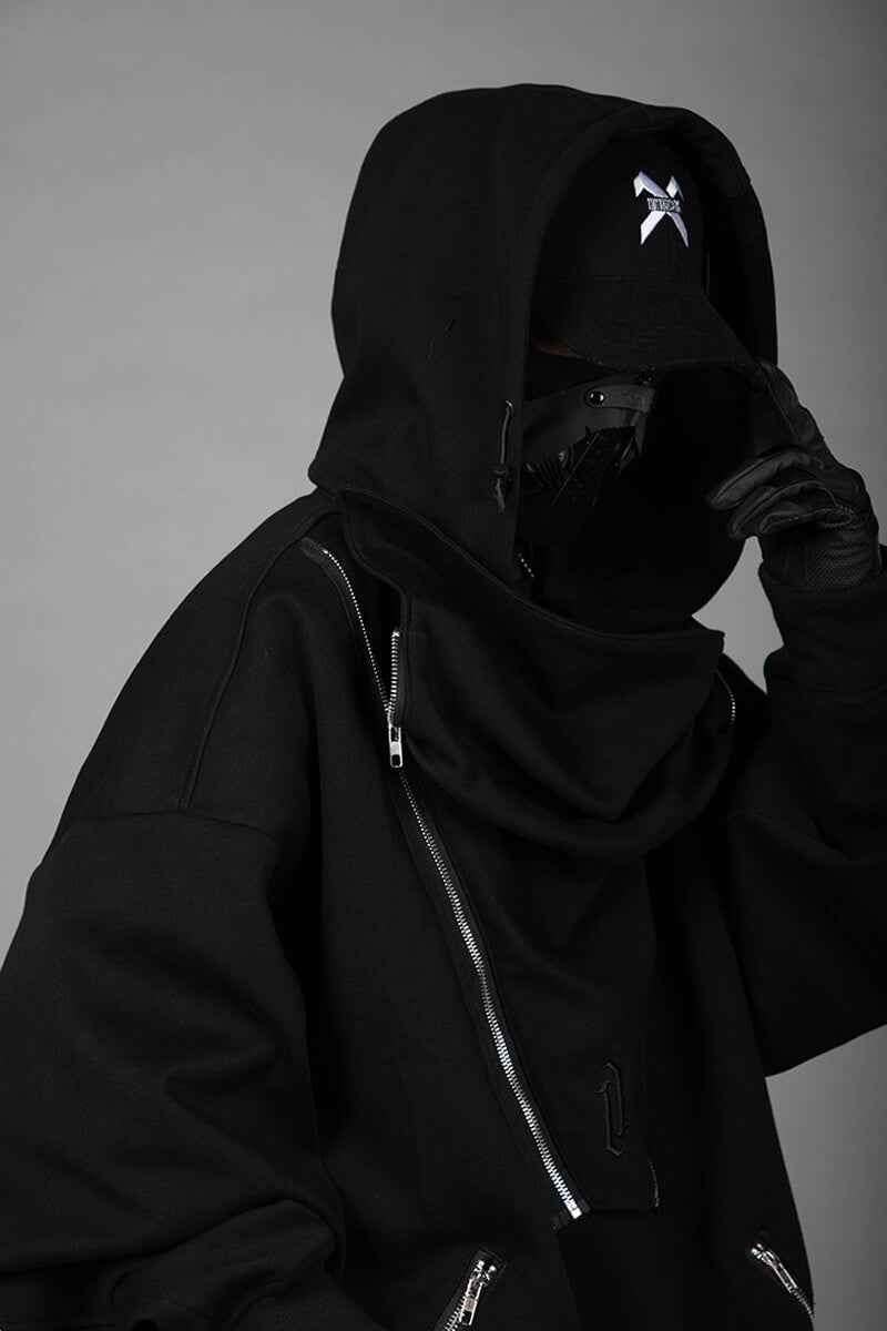 HOODIE TECHWEAR "Ankoku" Oversize Hoodie