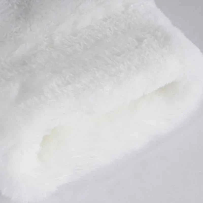 Oversized White Faux Fur Zipper Sweatshirt