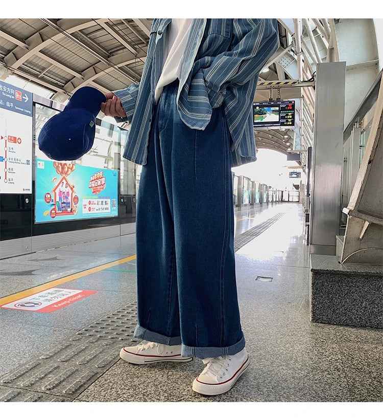 Streetwear Oversized Loose Wide Leg Denim Jeans