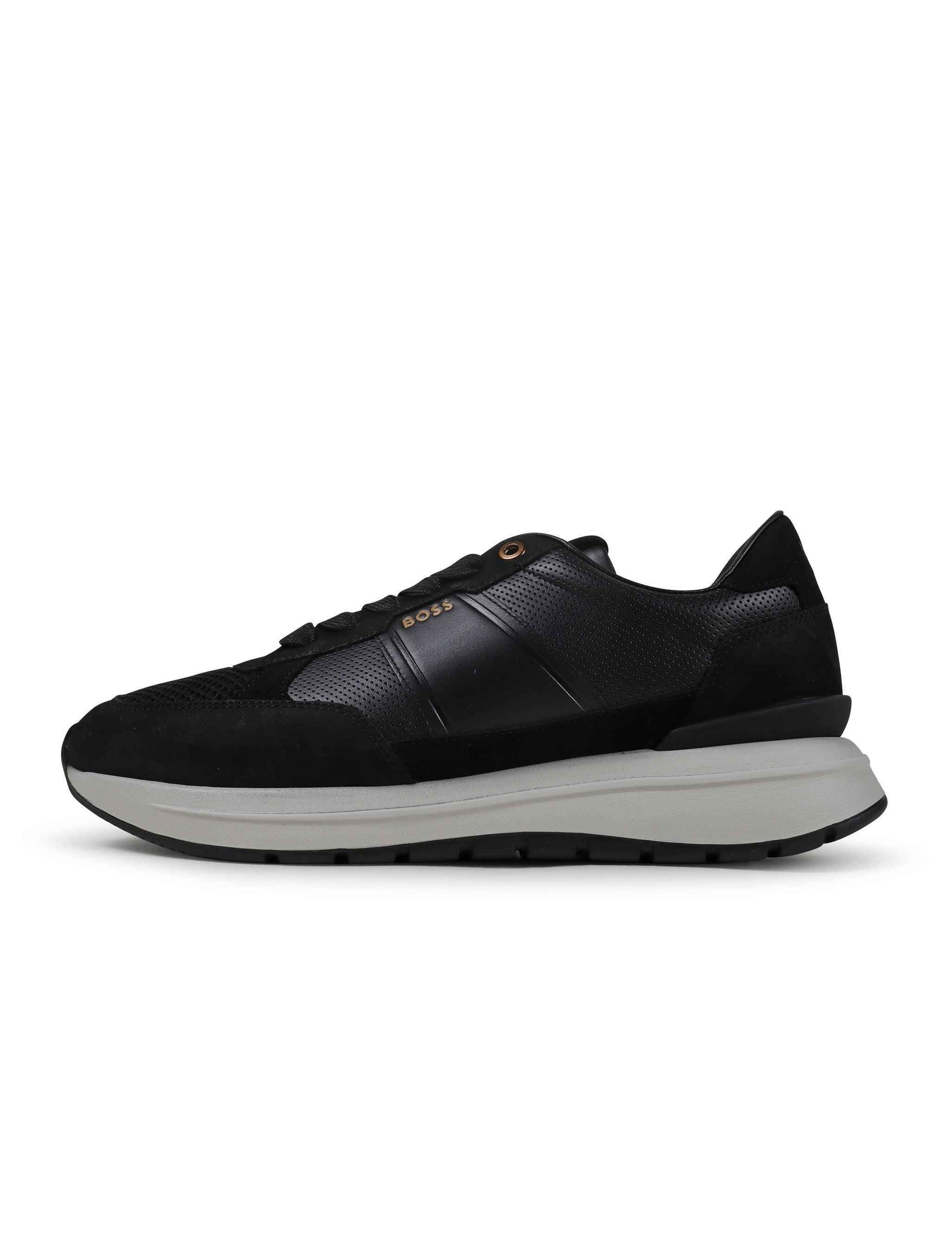 Hugo Boss Mens Jace Runn Shoes - Black