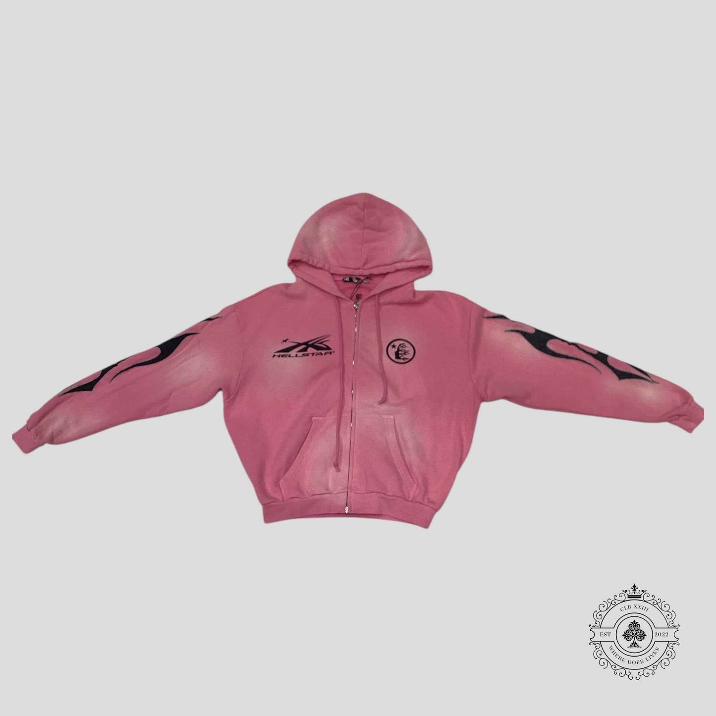 Hellstar Sports ComplexCon Exclusive Flame Zip Up