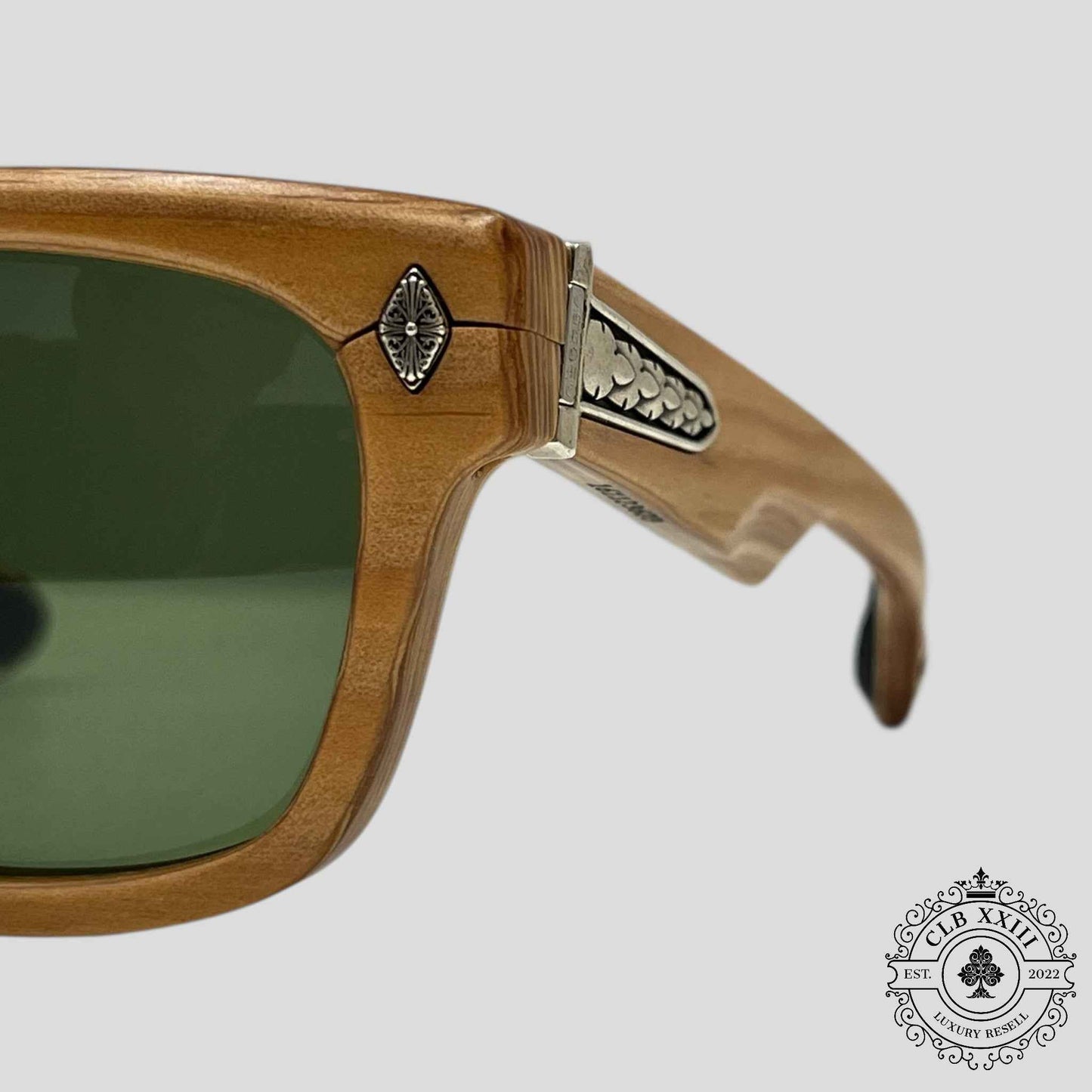 Chrome Hearts Stencil Lilith Wooden Framed Sunglasses