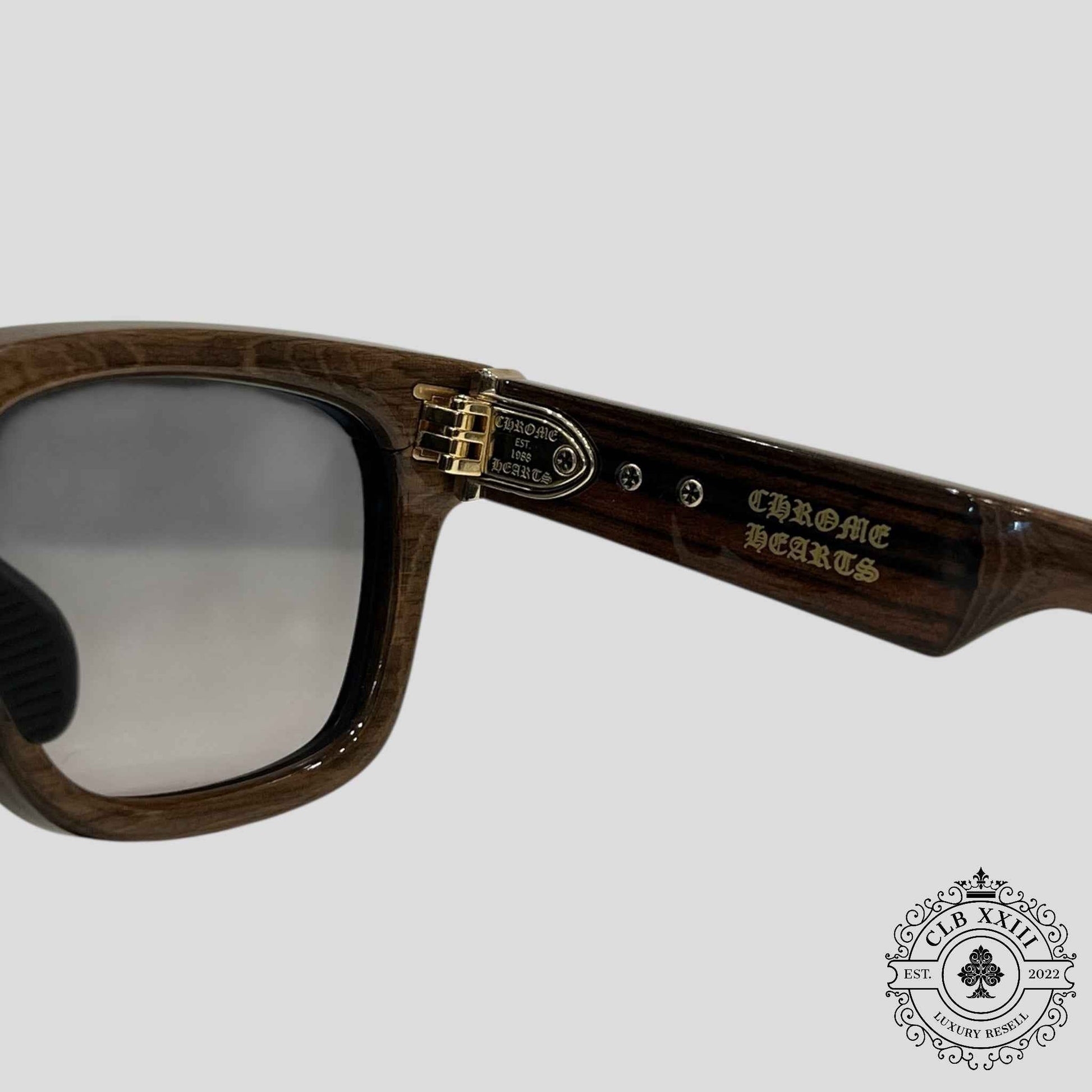Chrome Hearts Lilith Wooden Framed Sunglasses