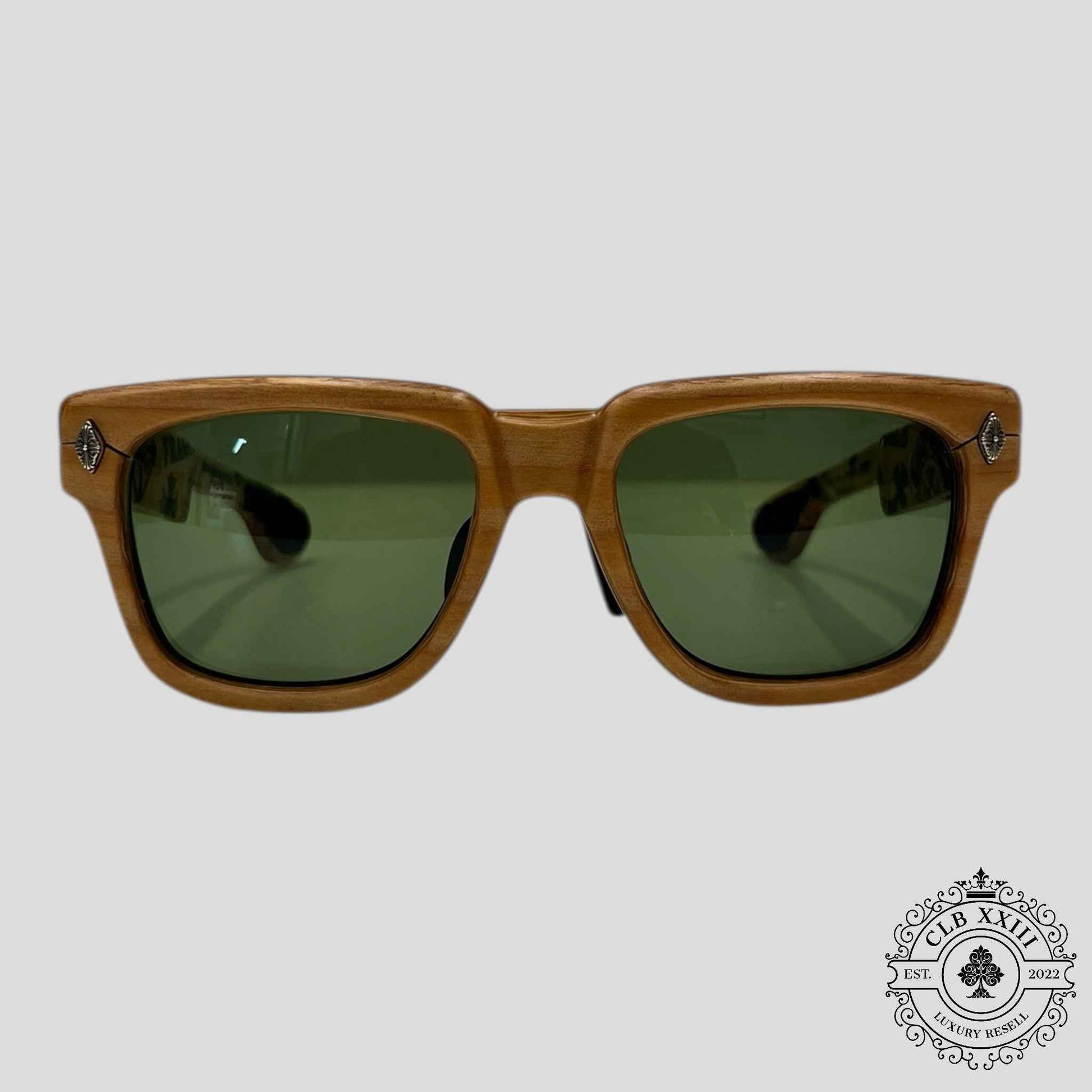 Chrome Hearts Stencil Lilith Wooden Framed Sunglasses