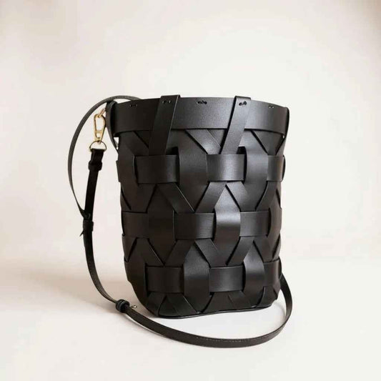 THE ZENOBIA WOVEN BUCKET BAG (FINAL SALE)
