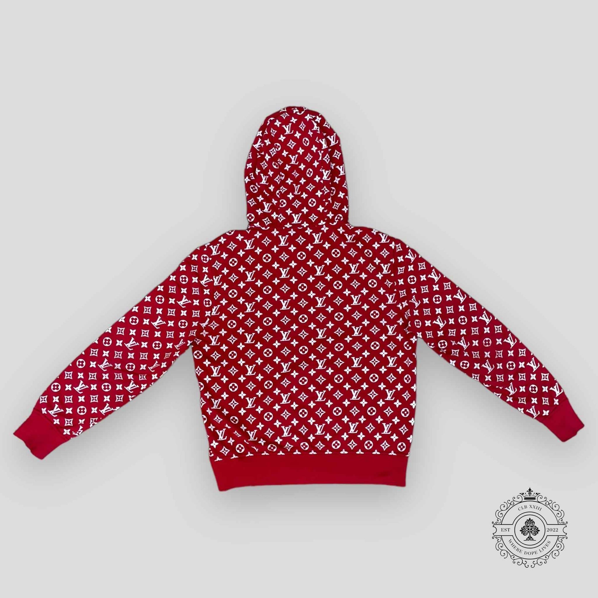 Louis Vuitton X Supreme Box Logo Hoodie