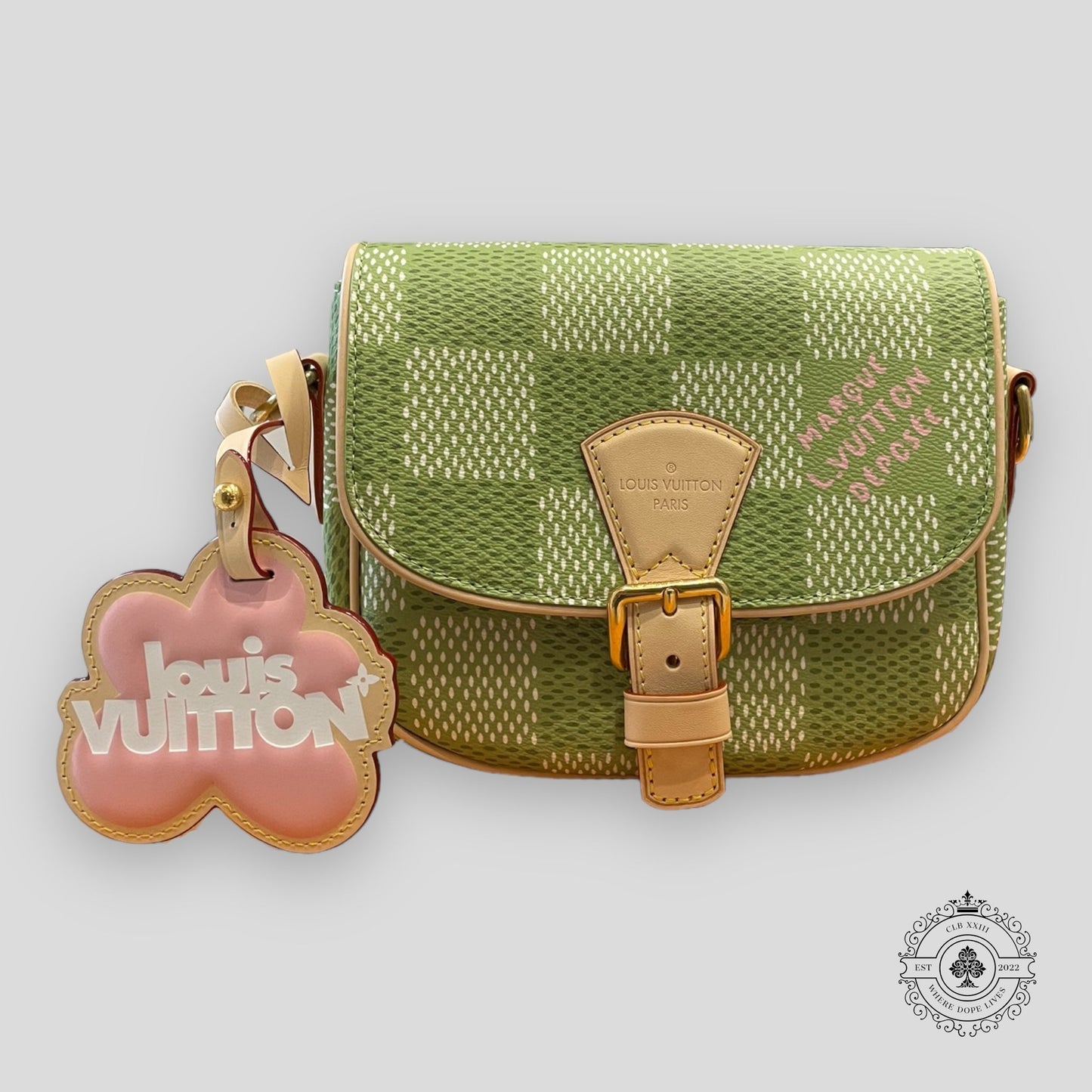 Louis Vuitton Montsouris Messenger Bag in Golf Green Damier