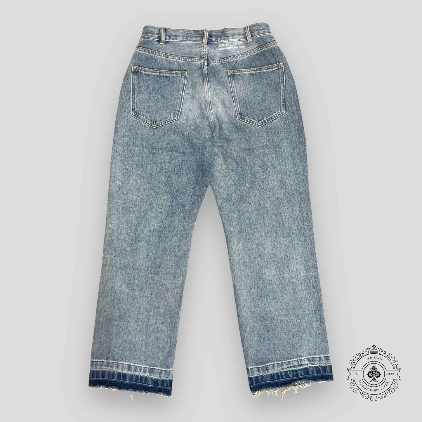 Bravest Studios Baggy Denim Jeans in Light Wash
