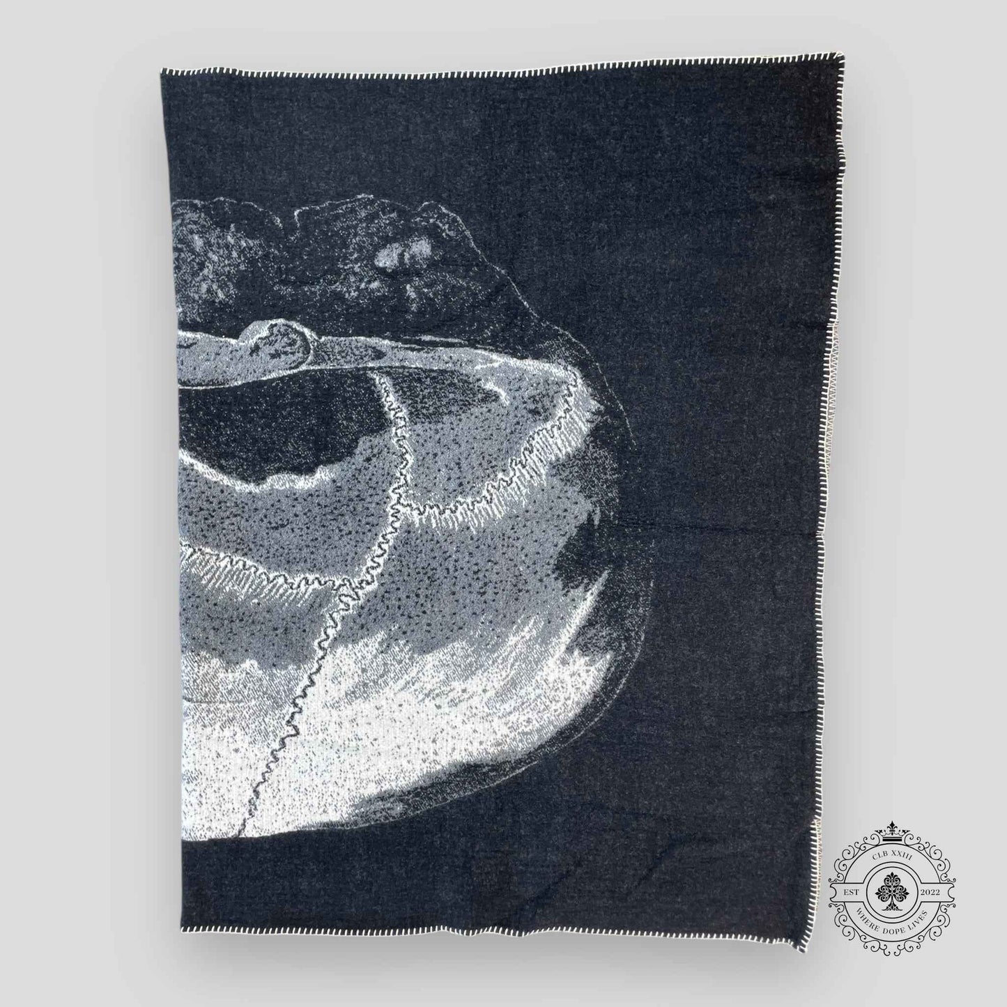 Amiri X Wes Lang Fantasy Blanket in Black