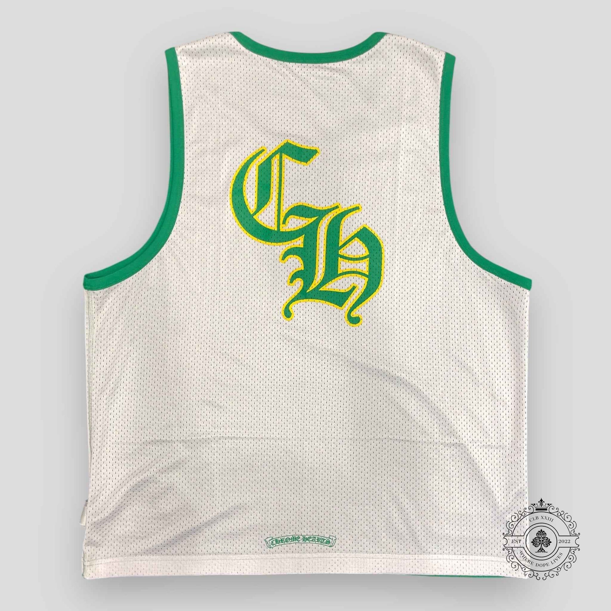Chrome Hearts Reversible 33 Mesh Jersey in Green