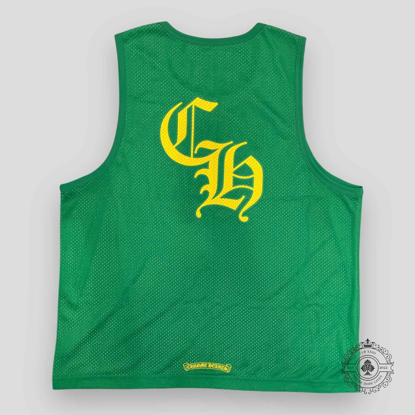 Chrome Hearts Reversible 33 Mesh Jersey in Green